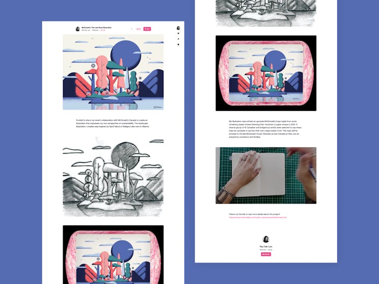 illustration case study example